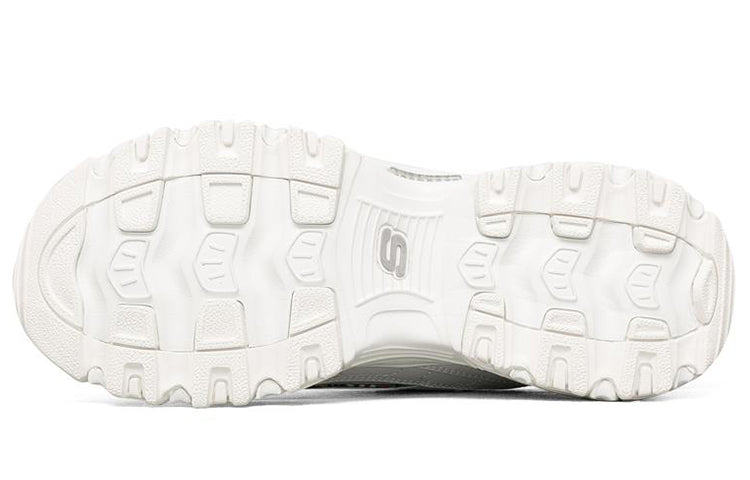 (WMNS) Skechers DLites 'White' 149464-WMLT
