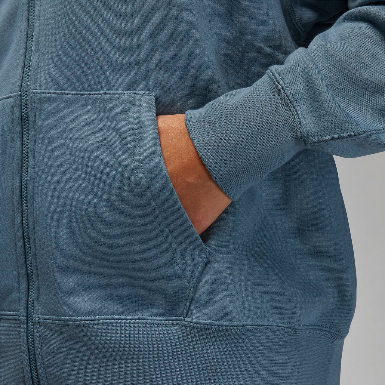 (WMNS) Air Jordan Flight Full-Zip Hoodie 'Ozone Blue' DZ3360-031