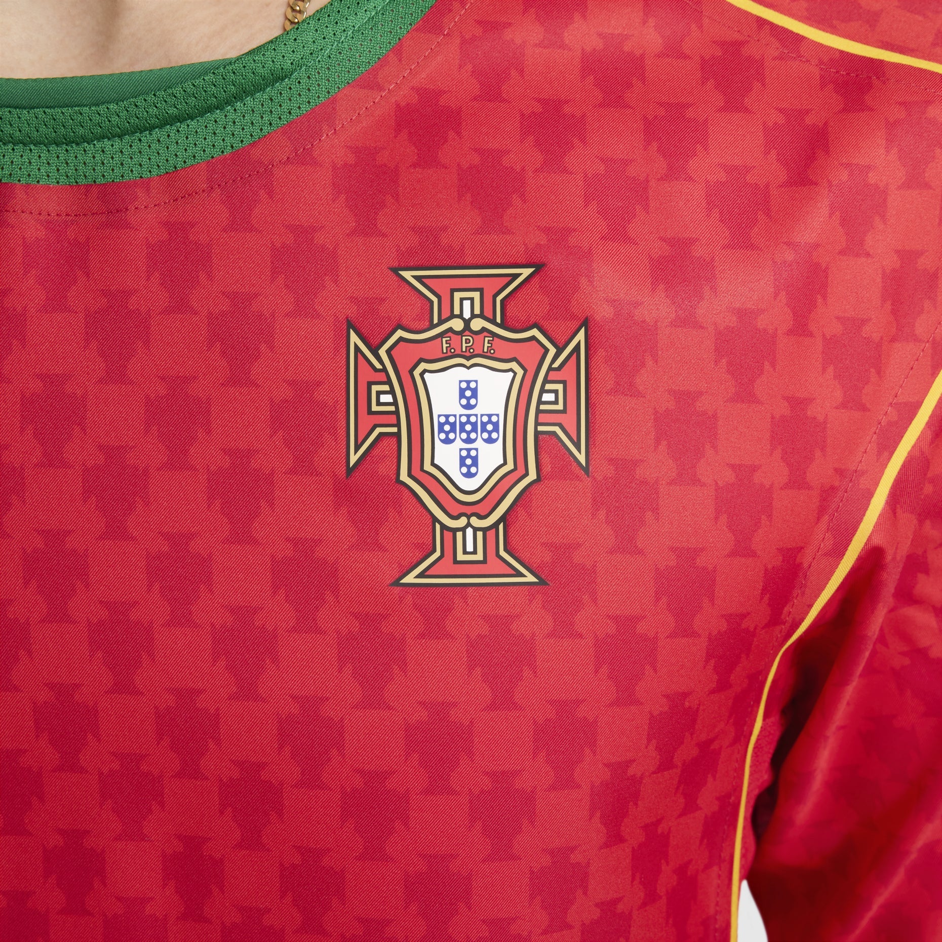 Nike Portugal 2004 Reissue Replica Jersey 'Sport Red Green Yellow' HF6851-614