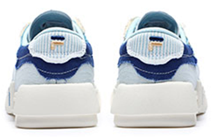 (WMNS) FILA FUSION Canvas Skate Shoes 'Blue Green' T12W228207FSN