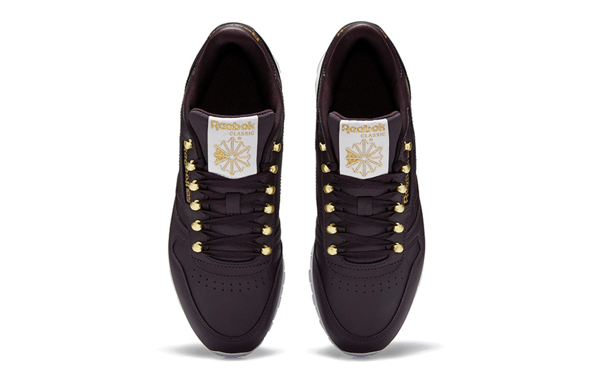 (WMNS) Reebok Classic Leather Black/Gold FW1258