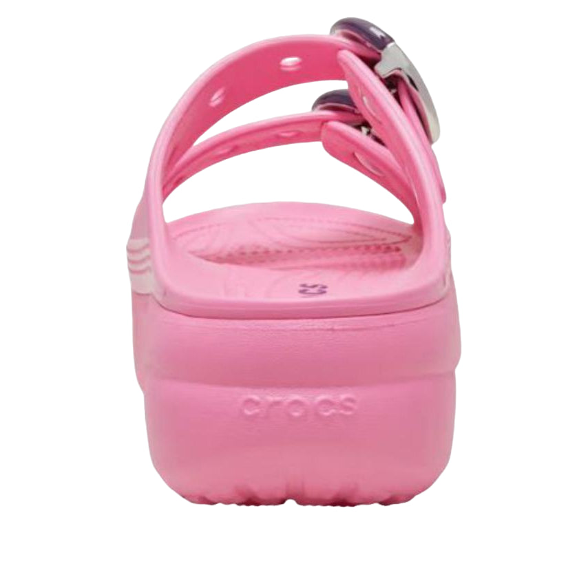 (WMNS) Crocs Saturday Platform Dipped Buckle Sandal 'Pink Lemonade' 213246-669