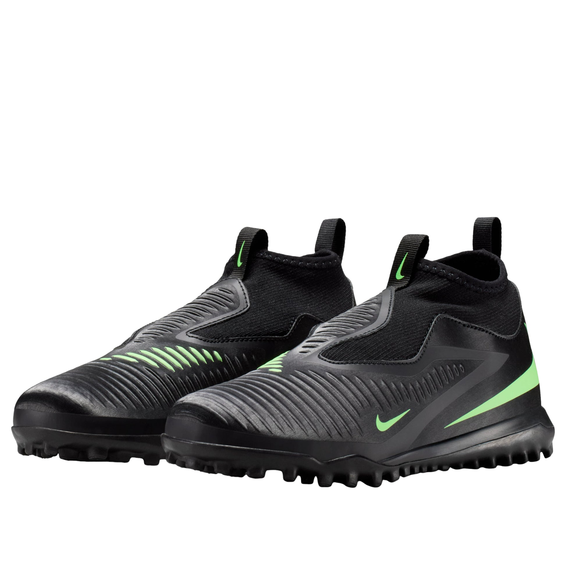 (GS) Nike Phantom 6 High Academy 'Black Illusion Green' HQ2049-001