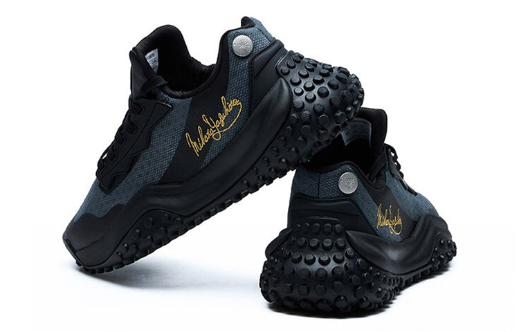 (WMNS) FILA FUSION x Mihara FM9 Sneakers 'Black Blue' T12M125207FBB