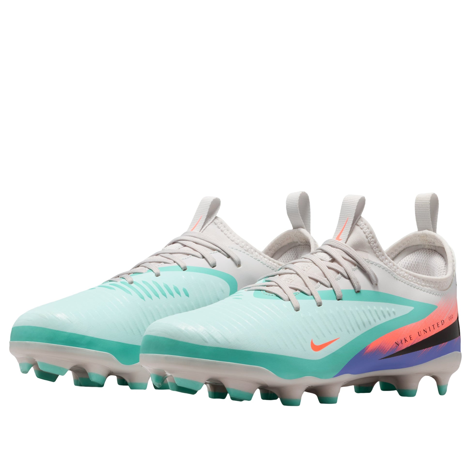 (GS) Nike United Jr. Phantom 6 Low Academy FG/MG 'Pistachio Frost Hyper Orange' IH2195-300