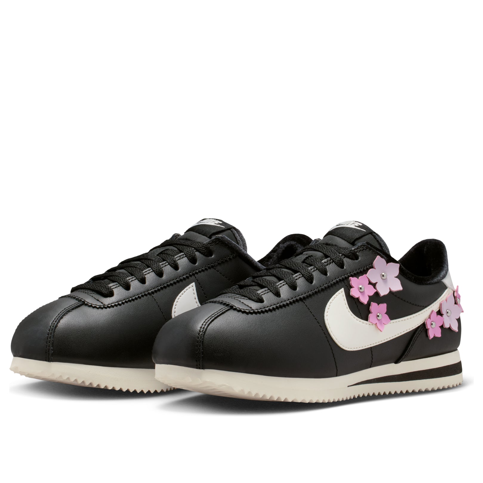 (WMNS) Nike Cortez Leather 'Florette - Black Pink Rise' IV5675-001