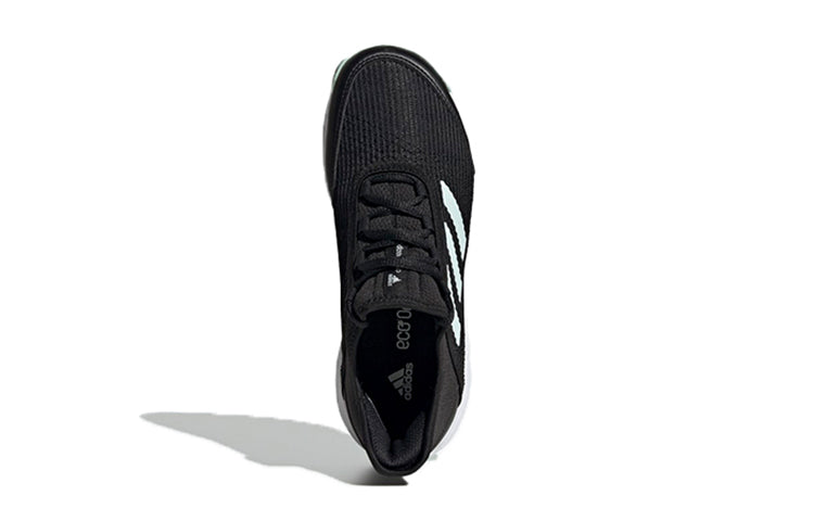 (GS) adidas Adizero Club J Black/Green EH1106
