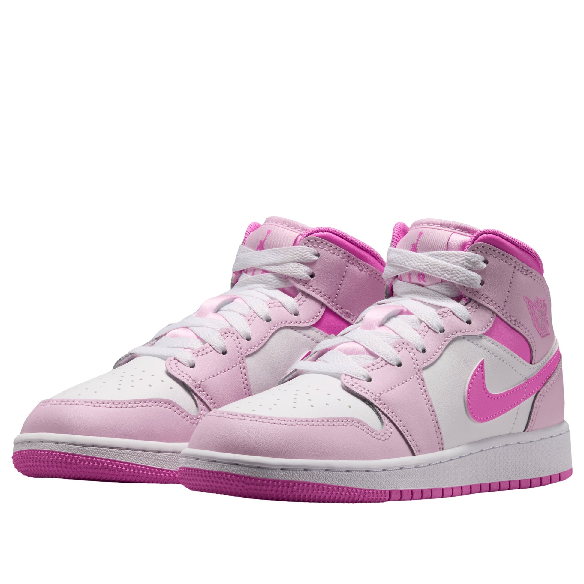 (GS) Air Jordan 1 Mid 'Pink Foam White' DQ8423-601