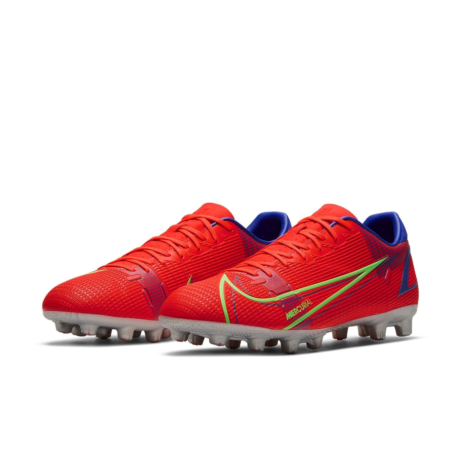 Nike Mecurial Vapor 14 Academy HG Hard Ground Cleats 'Bright Crimson Indigo Burst' CV0970-600