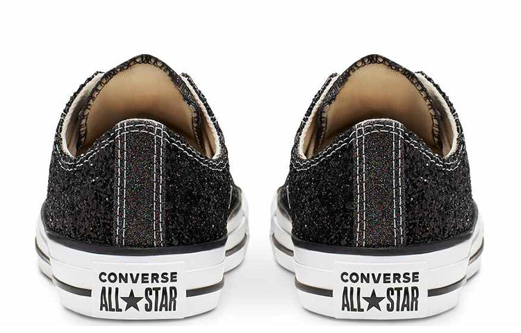 (WMNS) Converse Galaxy Dust Chuck Taylor All Star Low Top Black White 566270C