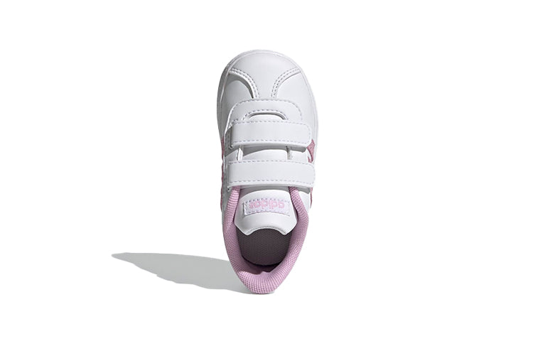 (TD) adidas VL Court 2.0 'White Pink' FY9277