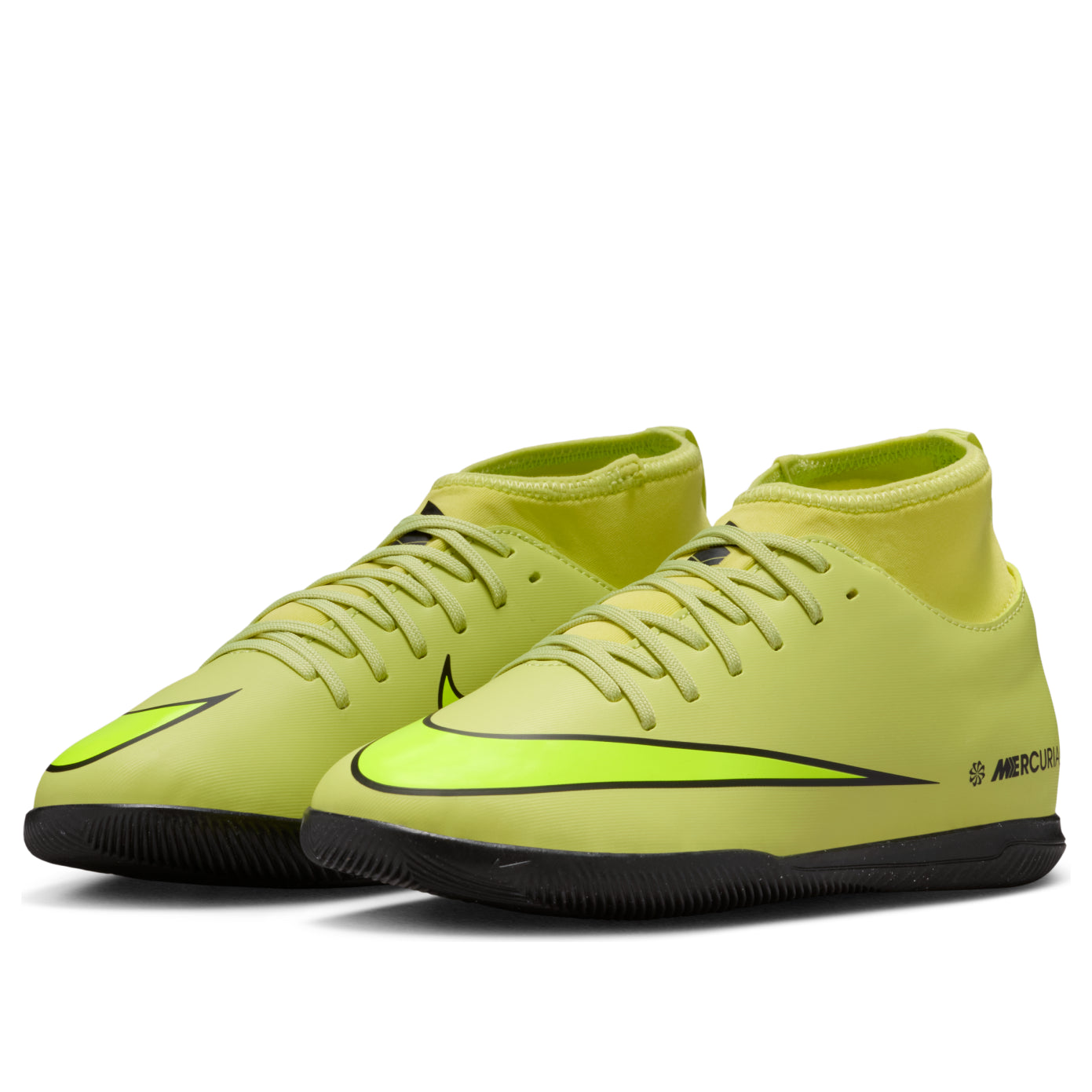 (GS) Nike Jr. Mercurial Superfly 10 Club IC 'Limelight Hyper Crimson Volt' FQ8320-300