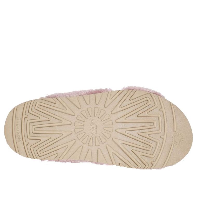 (WMNS) UGG Fuzz Sugar Cross Slide 'Shell' 1120860-SHLL