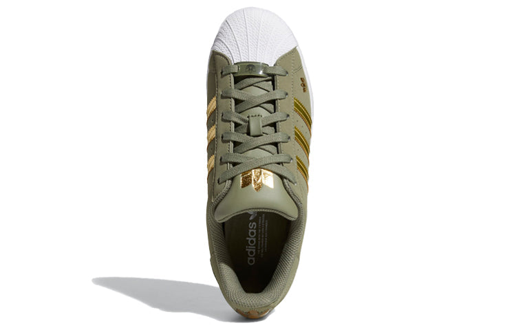 (WMNS) adidas Superstar 'Green Gold Metallic' FZ2120