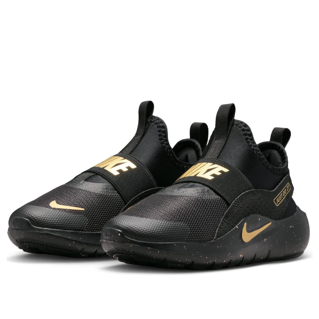 (PS) Nike Flex Runner 4 'Black Metallic Gold' IM6736-001