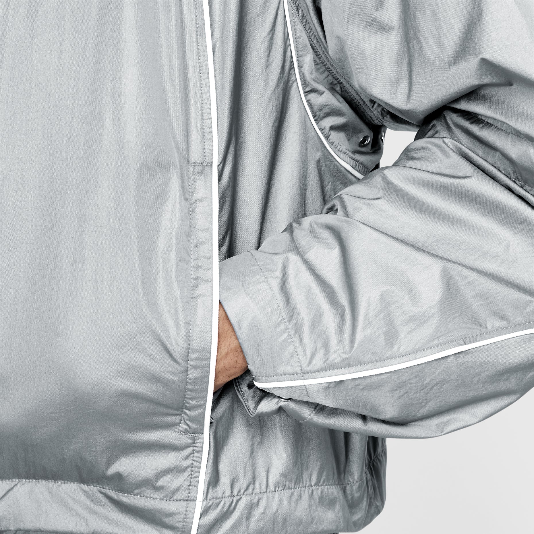 Nike x Jacquemus Track Jacket Asia Sizing 'Silver' FV5698-073