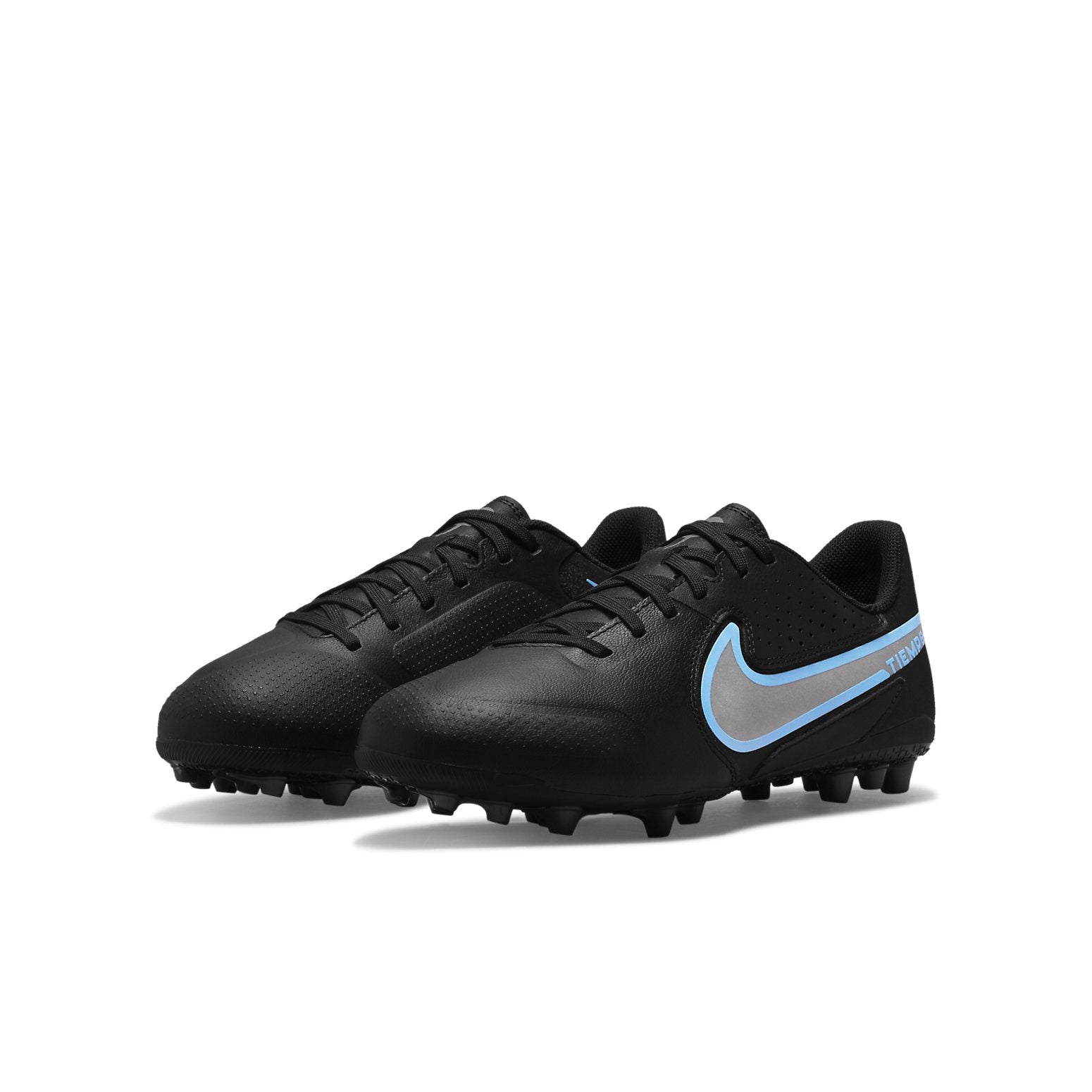 (GS) Nike Tiempo Legend 9 Academy AG 'Black Blue' DB0444-004