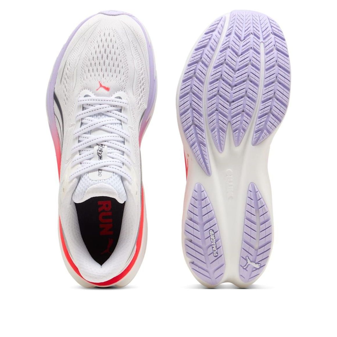 (WMNS) PUMA Velocity Nitro 5 'White Ultra Red' 312945-05