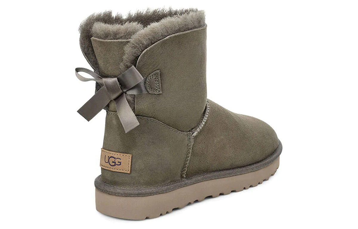 (WMNS) UGG Mini Bailey Bow II 'Khaki ' 1016501-ESPRY