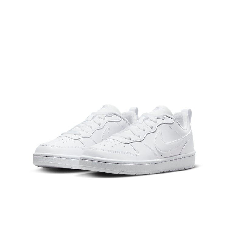 (GS) Nike Court Borough Low Recraft 'Triple White' DV5456-106