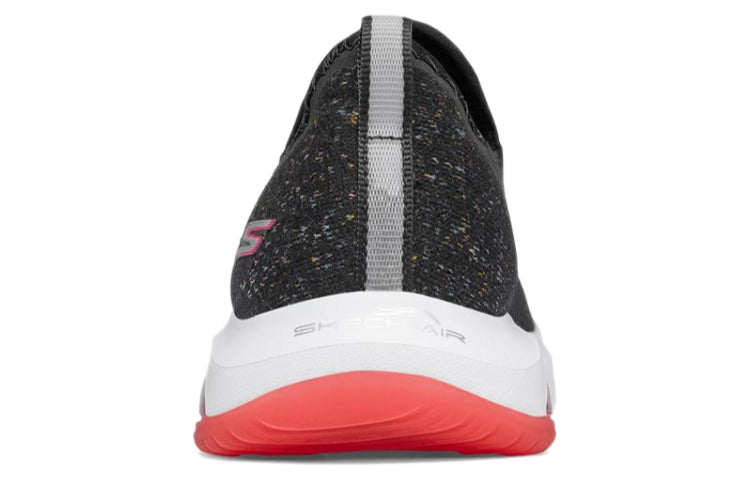 (WMNS) Skechers Go Walk Air Sneakers Black/White/Red 16097-BKHP