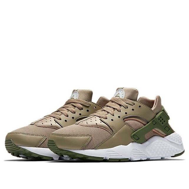 (GS) Nike Huarache Run 'Khaki Medium Olive White' 654275-200