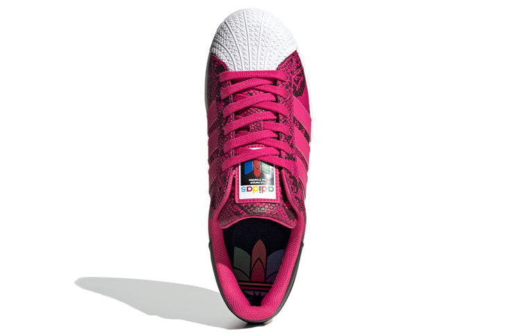 (WMNS) adidas Superstar Bold 'Pink Snakeskin' FW3696