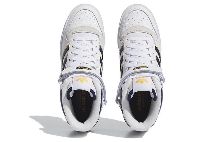 (WMNS) adidas Forum Mid 'White Blue Yellow' IE7416