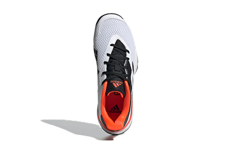 (GS) adidas Barricade J 'White Solar Red' GW2996