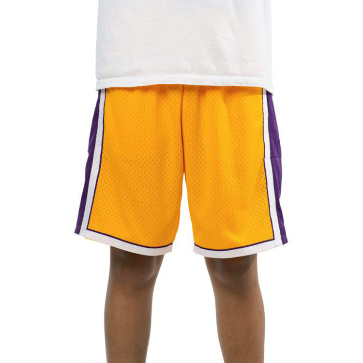Mitchell & Ness NBA Swingman Shorts Los Angeles Lakers 2009-10 'Yellow Purple' SMSHCP19075-LALLGPR09