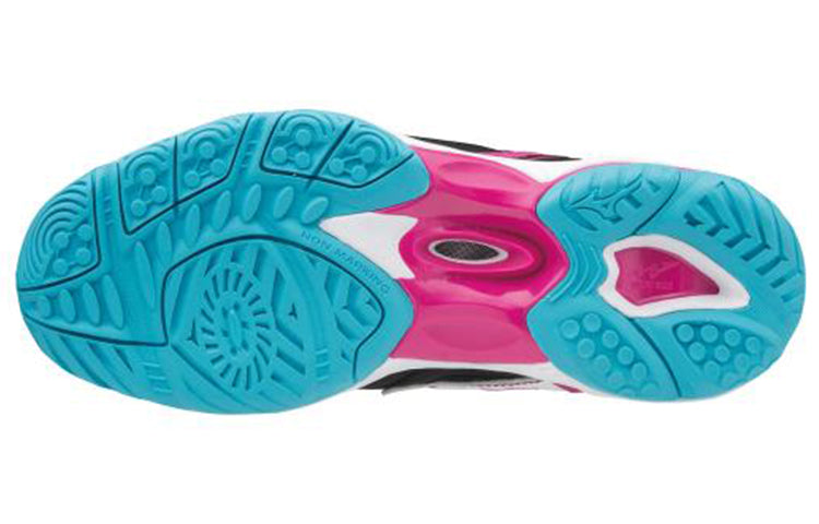 (WMNS) Mizuno Wave Artemis 4 MID 'Black White Blue' V1GC185860
