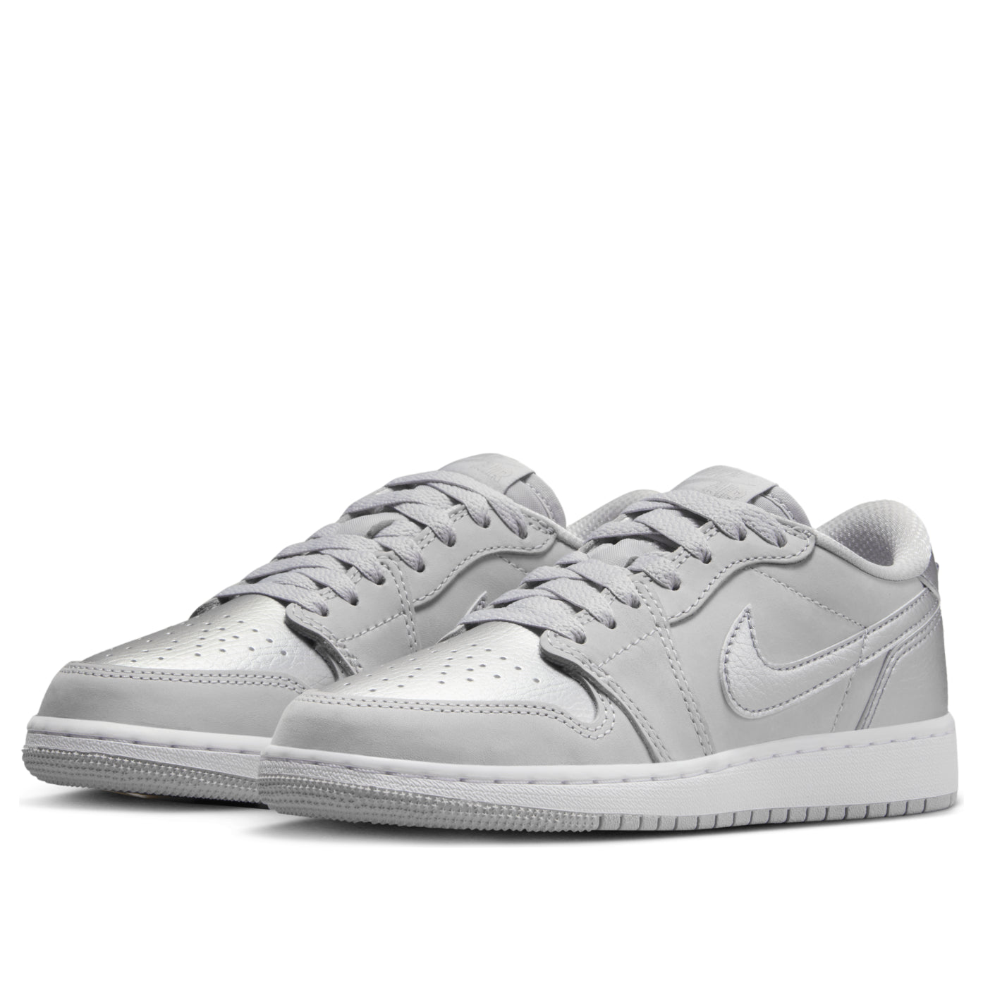 (GS) Air Jordan 1 Low OG 'Metallic Silver' CZ0858-002