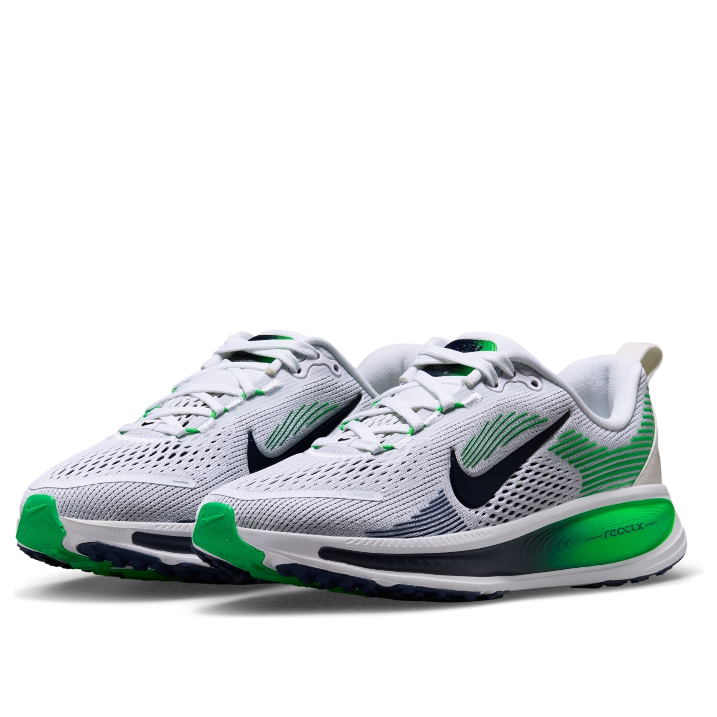 (GS) Nike Vomero 18 'White Navy Green Spark' HQ2157-116