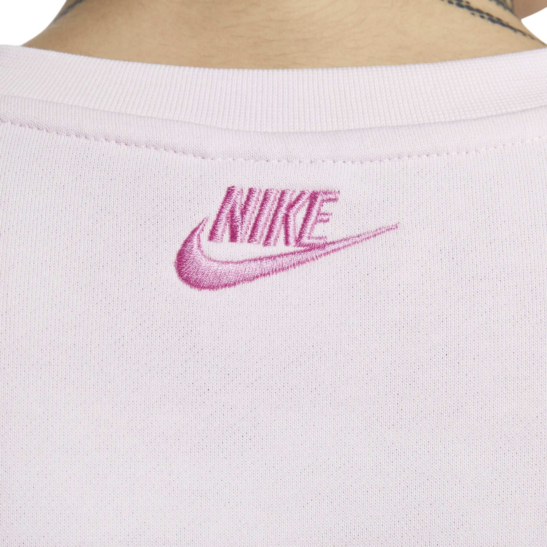 Nike Club French Terry Crew Neck Sweatshirt Asia Sizing 'Pink Foam' IB8233-663