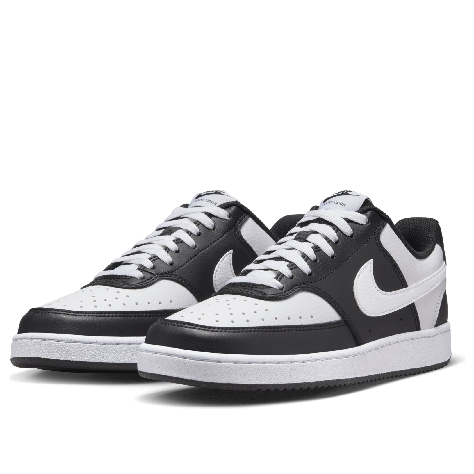 (WMNS) Nike Court Vision Low Next Nature 'Black White' DH3158-003