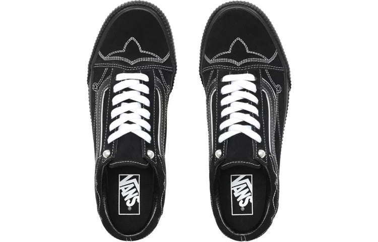 Vans Pearly Punk Old Skool Platform Black/White VN0A3B3UVS2
