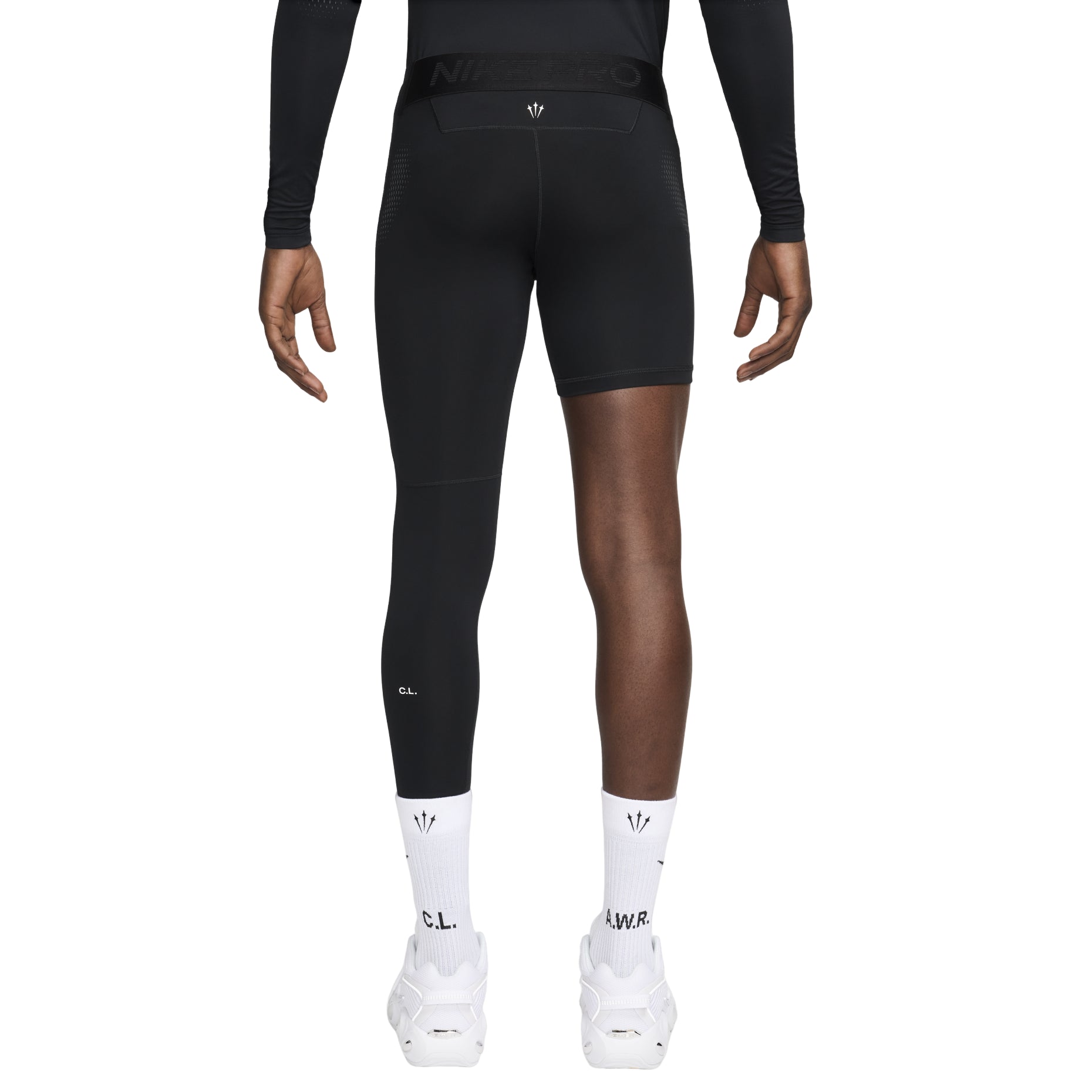 Nike x NOCTA Drake Basketball Single Leg Tights Left 'Black' DN0005-010