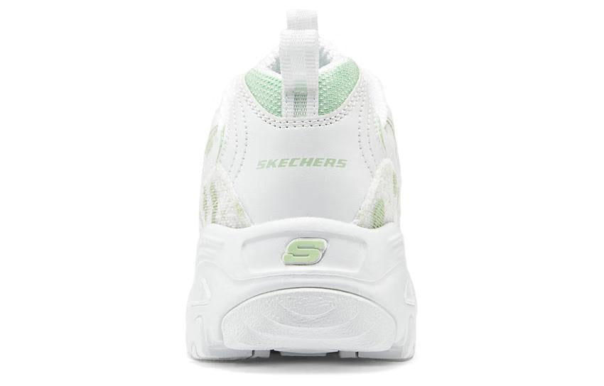 (WMNS) Skechers Women Sport D'Lites 1.0 'White Green' 150234-WGR