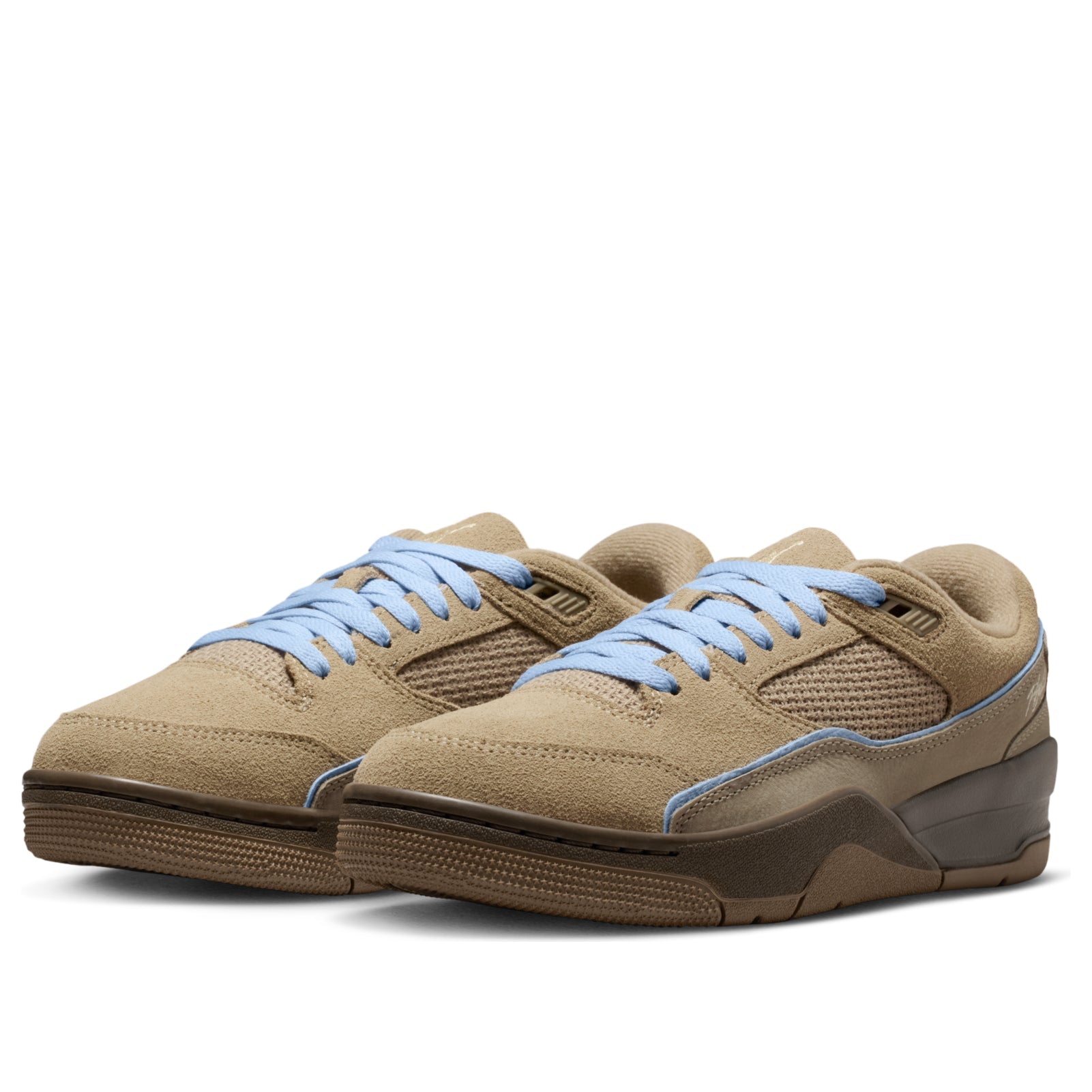 (WMNS) Air Jordan Flight Court 'Khaki Ironstone Hydrogen Blue' IO7612-220