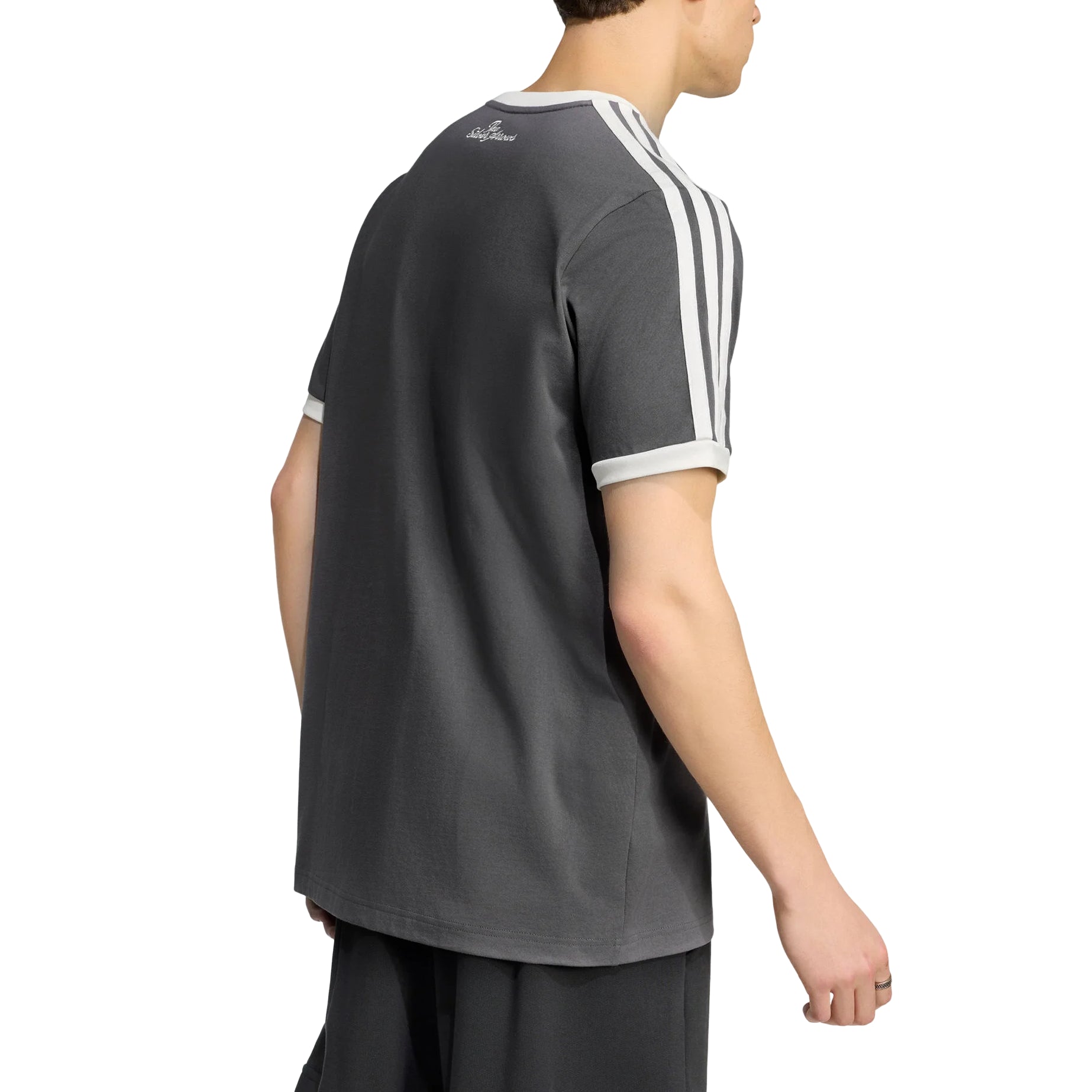 adidas x Mercedes AMG Petronas Formula 1 Team Silver Arrows Icon T-Shirt Asia Sizing 'Granite' IB7013