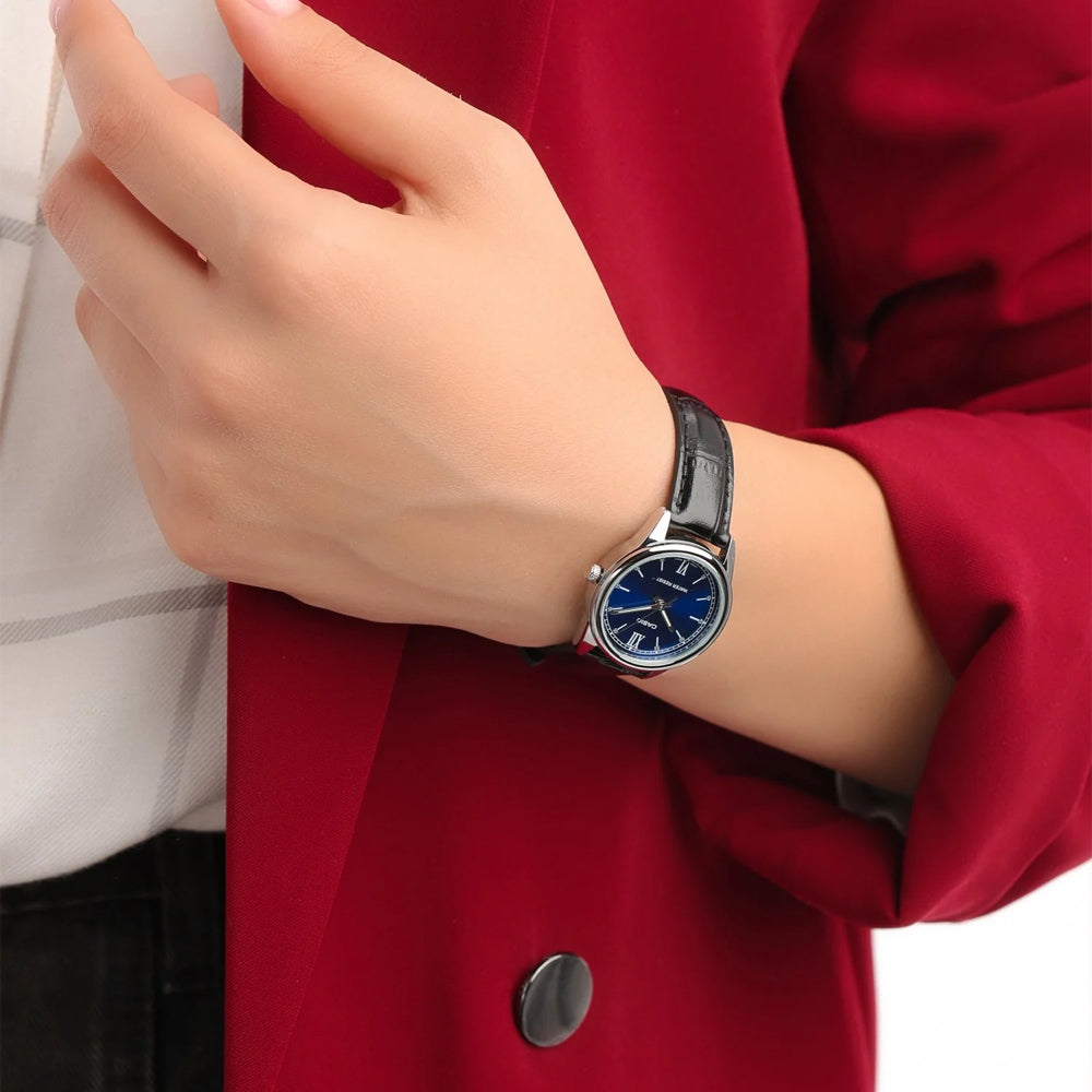 (WMNS) CASIO Analog 'Cobalt Blue Silver' LTP-V005L-2B