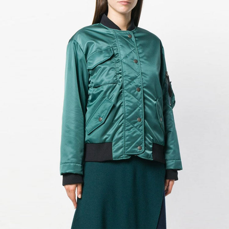 KENZO Zipper Long Sleeves Jacket Green F862BL0815AG-67
