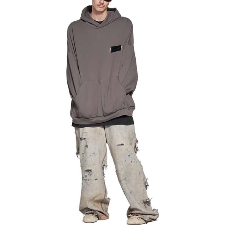 Balenciaga Gaffer Oversized Hoodie 'Grey' 713677TNVG21227