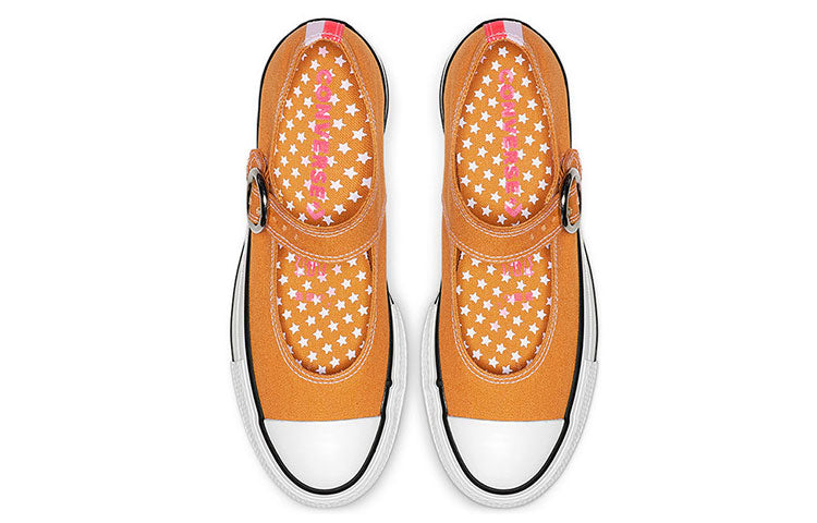(WMNS) Converse Chuck Taylor All Star Mary Jane Low Top 'Orange White' 564317C