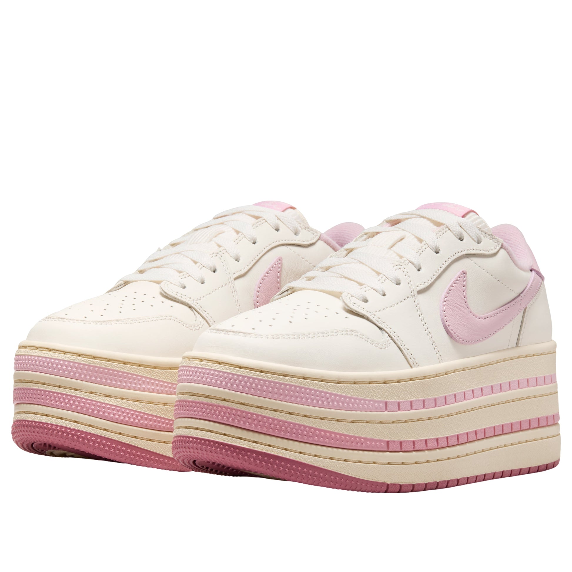 (WMNS) Air Jordan 1 Triple Stack 'Pale Ivory Iced Carmine' HV8288-101