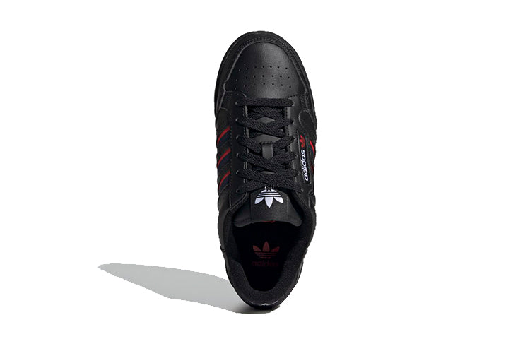 (GS) adidas Continental 80 Stripes J 'Black Red' FY2698