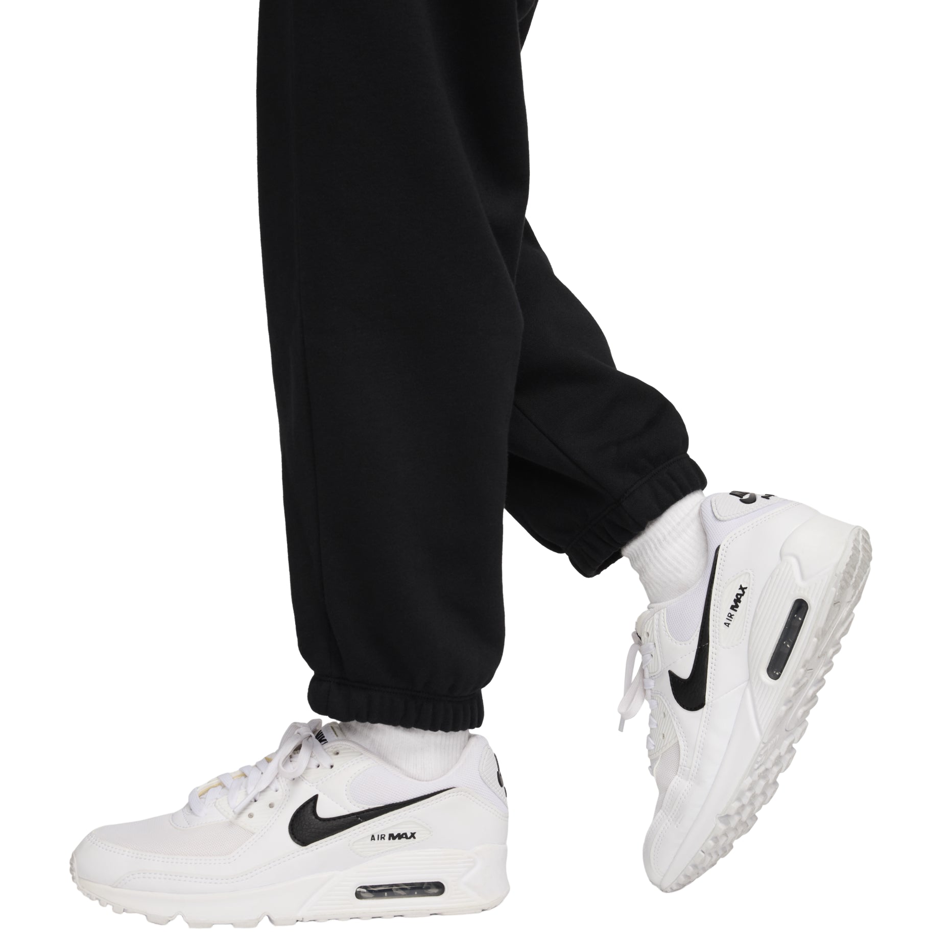 (WMNS) Nike Sportswear Club Fleece Mid-Rise Oversized Cargo Tracksuit Bottoms 'Black' DQ5197-010
