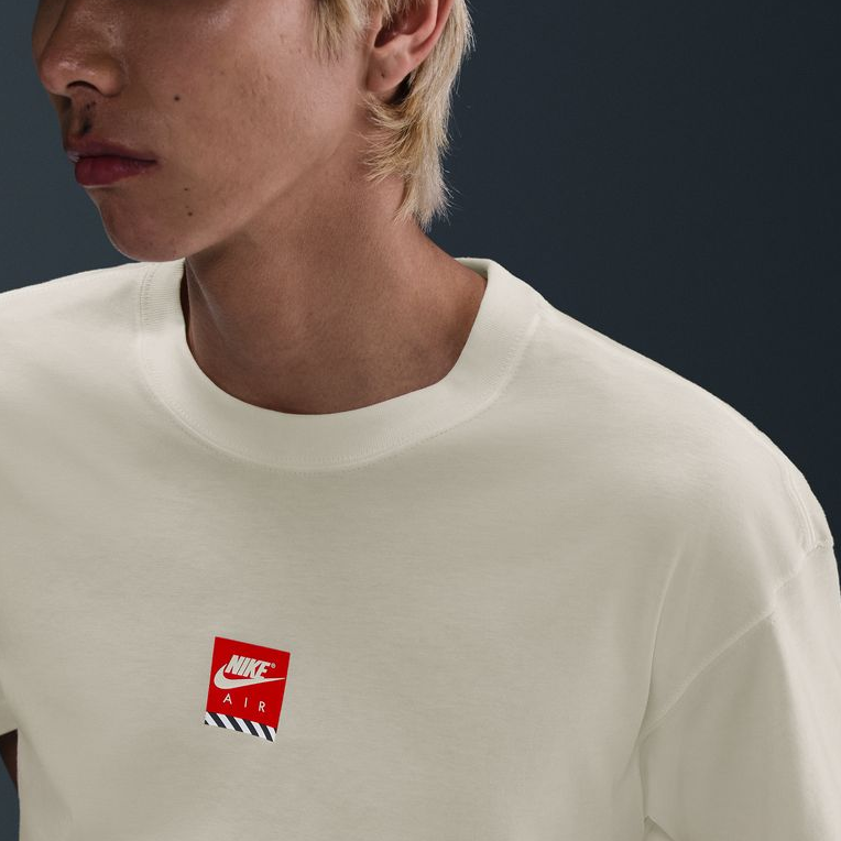 Nike AS U NSW TEE M90 OC SOLE FOOD T-Shirt Asia Sizing 'Beige' HJ0769-133