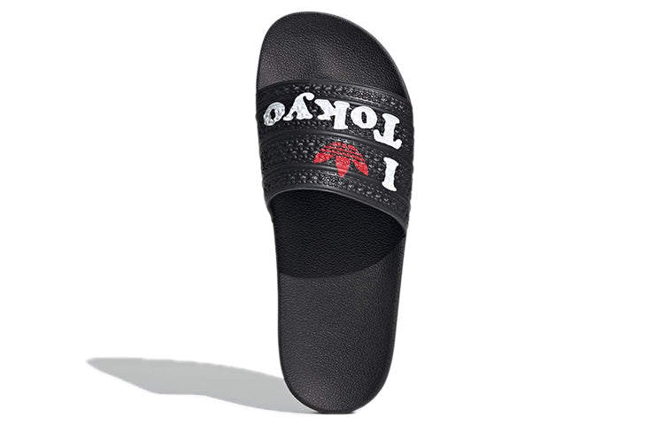 (WMNS) adidas originals Adilette Slides 'Black' H67740