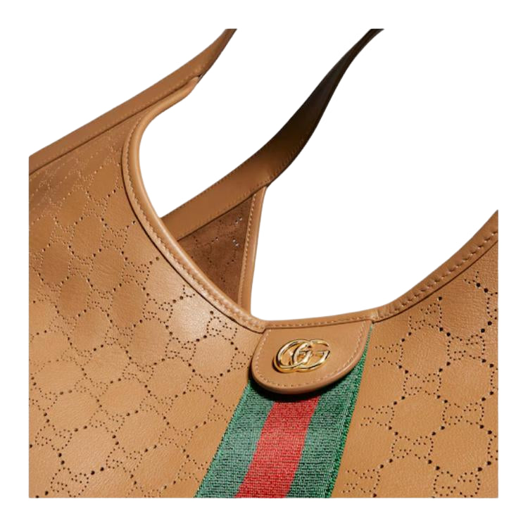 (WMNS) Gucci Giglio Large Tote Bag 'Dark Beige' 853971-AAG3K-9756